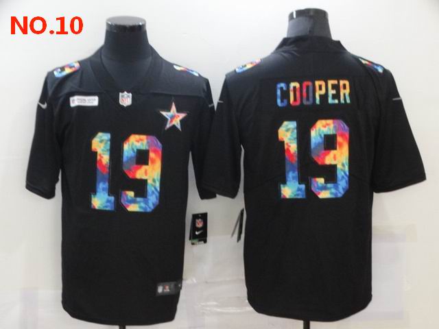 Men's Dallas Cowboys #19 Amari Cooper Jerseys NO.10;